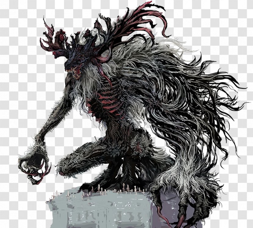 Bloodborne PlayStation 4 Concept Art Work Of - Werewolf Transparent PNG