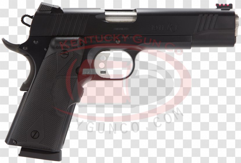 Trigger Airsoft Guns Revolver Firearm Remington 1911 R1 - Handgun Transparent PNG
