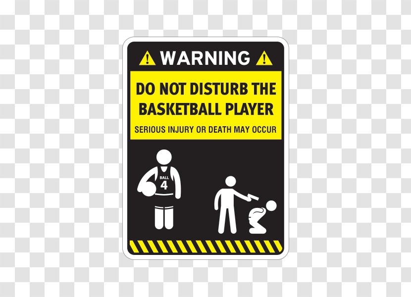 Label Sticker Brand Logo Tool - Yellow - Funny Basketball Players Transparent PNG