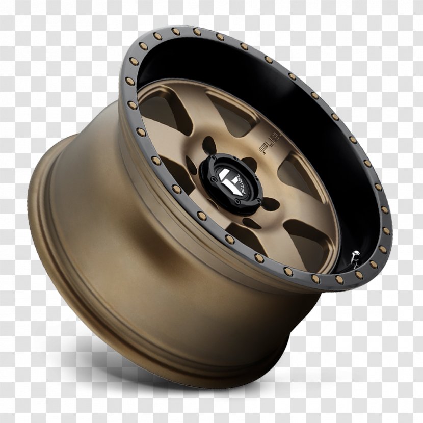 Bronze Custom Wheel Rim Fuel - Hardware Transparent PNG