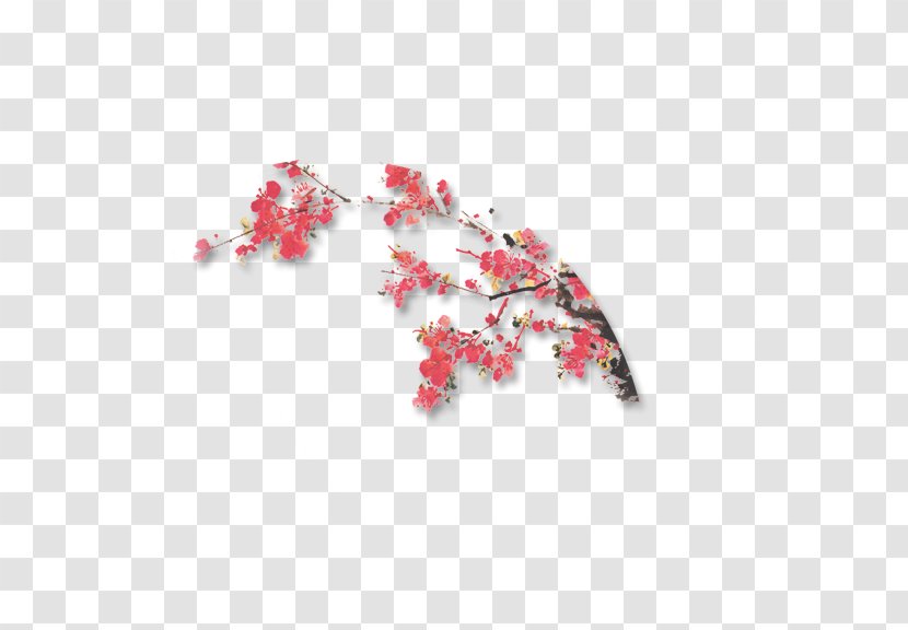 Flower Pattern - Vine - Plum Transparent PNG