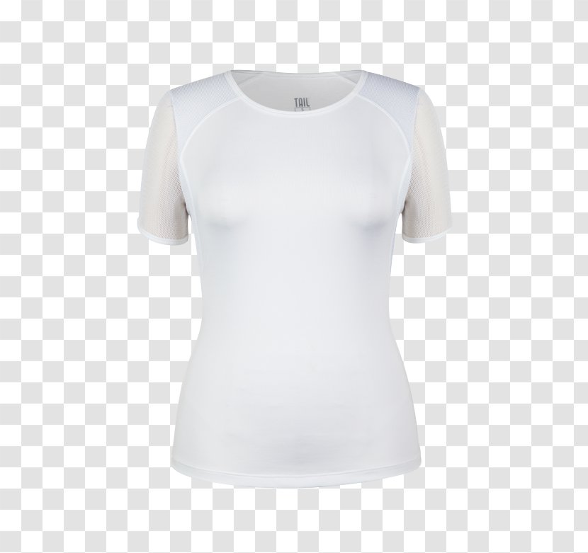 T-shirt Shoulder Sleeve - Tshirt - White Blouse Transparent PNG