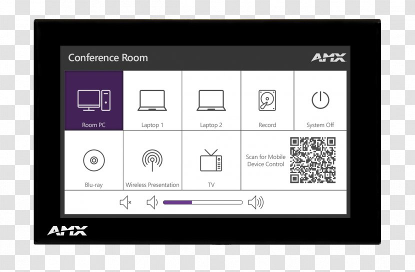 Harman International Industries AMX LLC AKG Acoustics Touchscreen Display Device - Brand - HeadUp Interface Design Transparent PNG