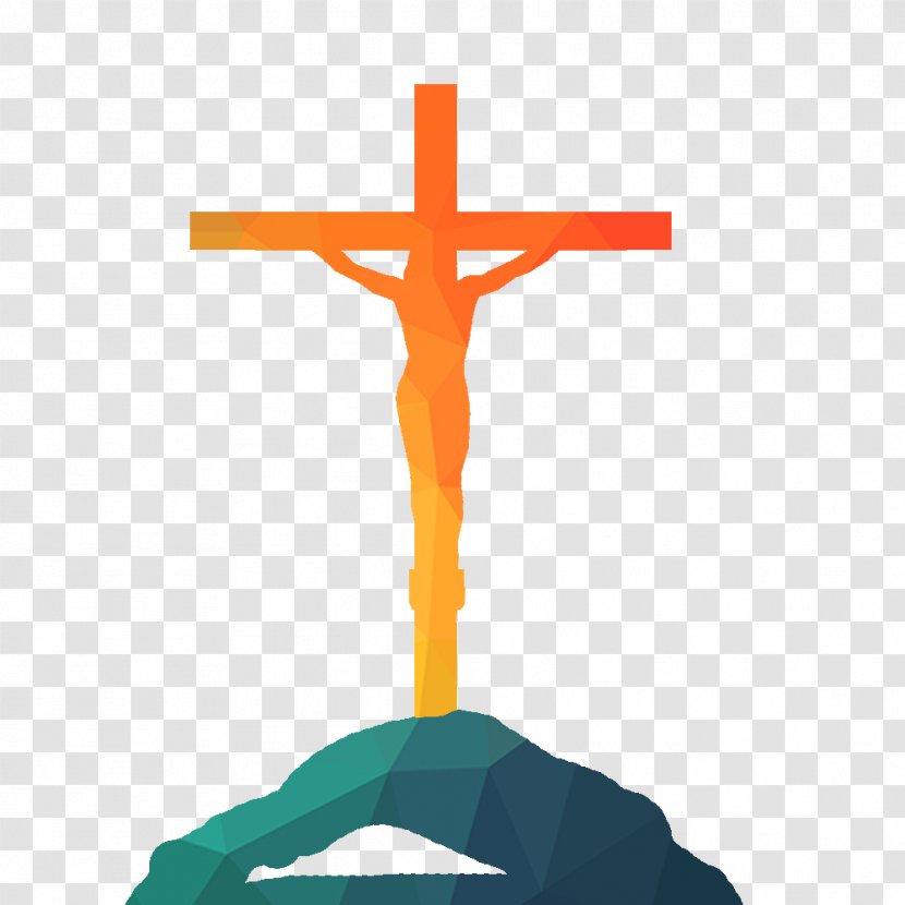 Crucifix Christian Cross Line Transparent PNG