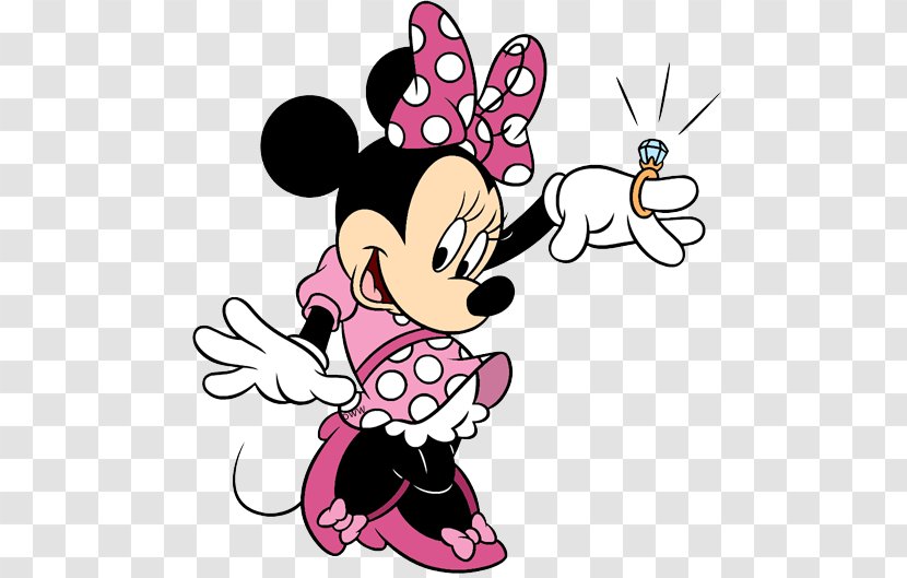 Minnie Mouse Mickey Donald Duck Clip Art - Greeting Note Cards Transparent PNG