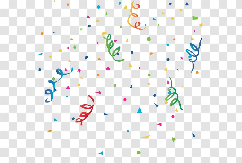 Serpentine Streamer Confetti Clip Art - Party Transparent PNG