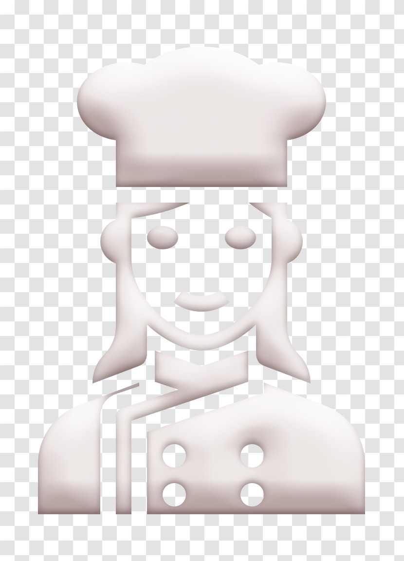 Chef Icon Occupation Woman Icon Transparent PNG