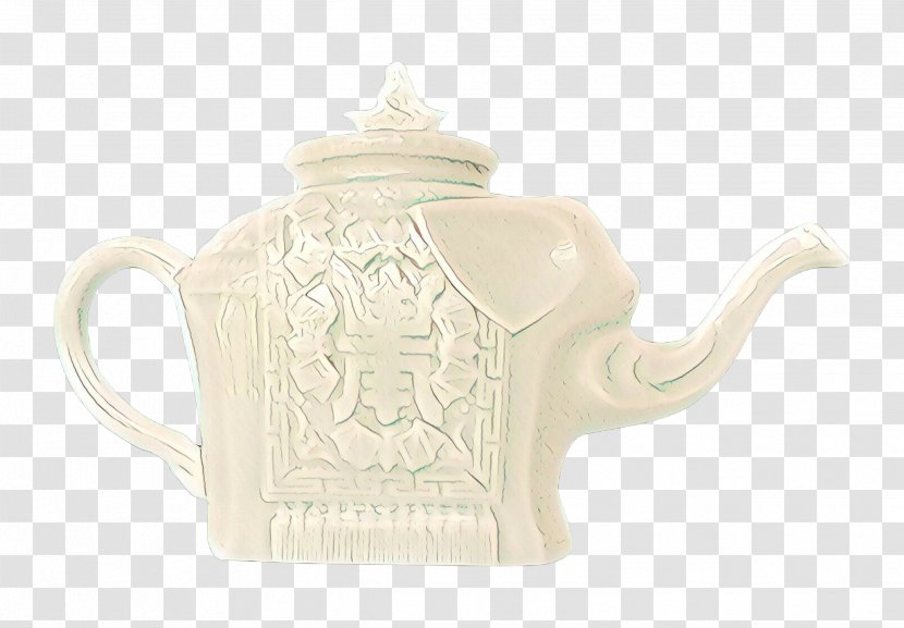 Teapot - Glass - Beige Transparent PNG