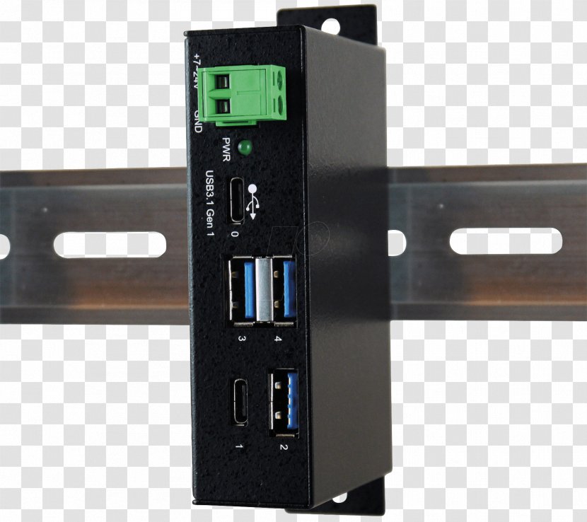 USB 3.1 Ethernet Hub Computer Port 3.0 - Router Transparent PNG