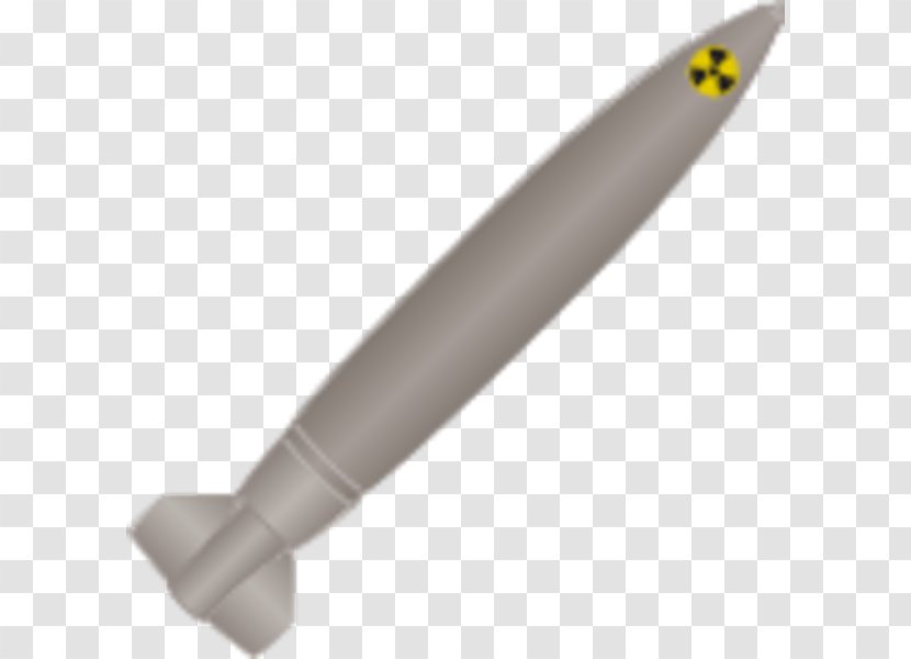 Nuclear Weapon Warhead Missile Bomb - Pen - Cliparts Transparent PNG