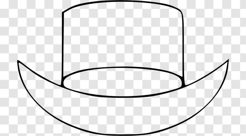 Top Hat White Clip Art - Black And Transparent PNG