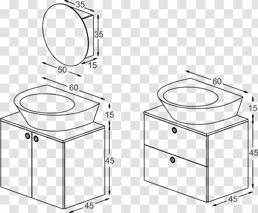 Toilet & Bidet Seats Drawing Bathroom - Design Transparent PNG