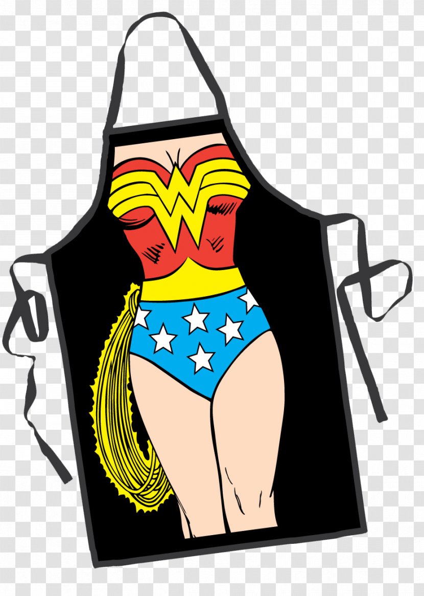 Diana Prince Superman Batman Apron Superhero - Cartoon - Wonderwoman Transparent PNG