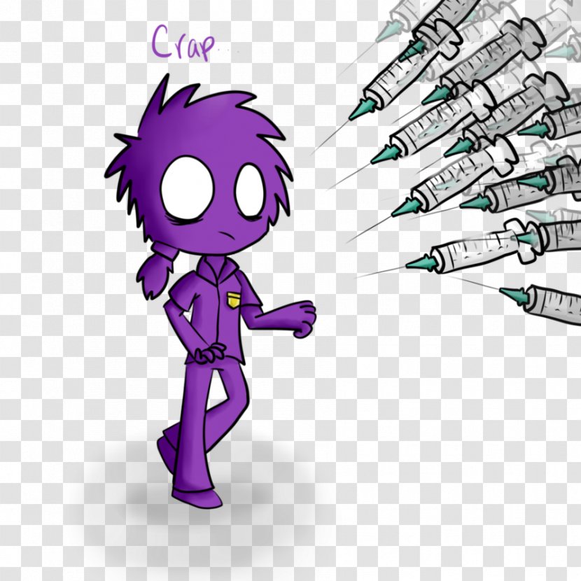 Purple Man Five Nights At Freddy's: Sister Location Freddy's 4 Fear - Nightmare Foxy Transparent PNG