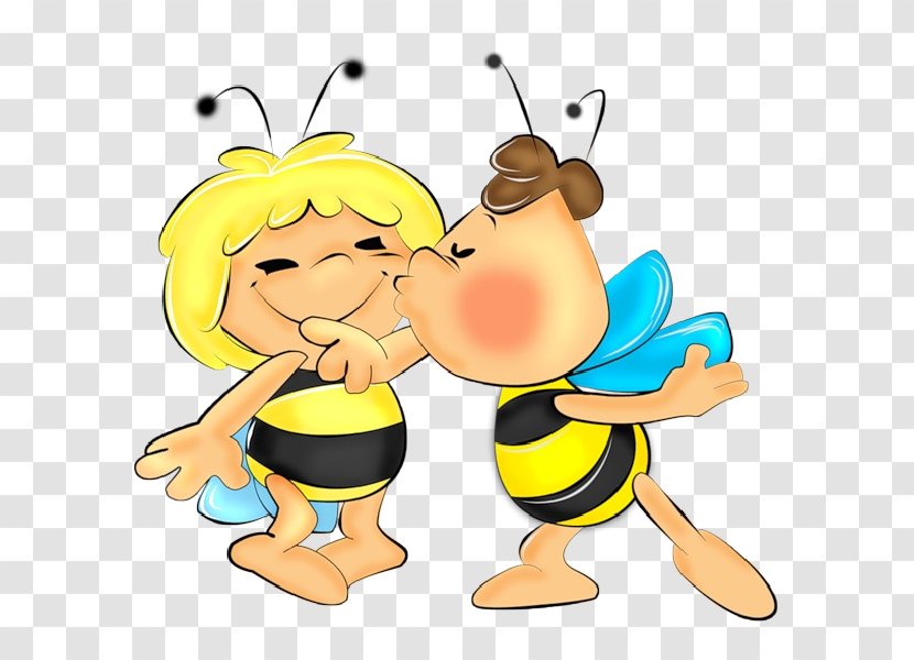Maya The Bee Honey Clip Art - Animated Cartoon Transparent PNG