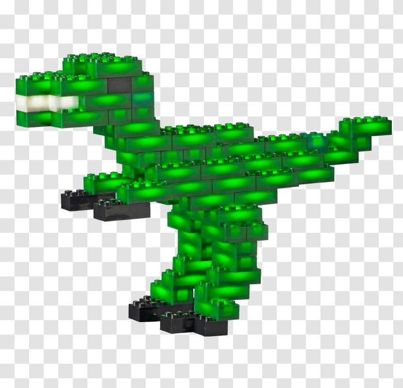 Toy Block LightStaxx Classic Lego Dino Light-emitting Diode Transparent PNG