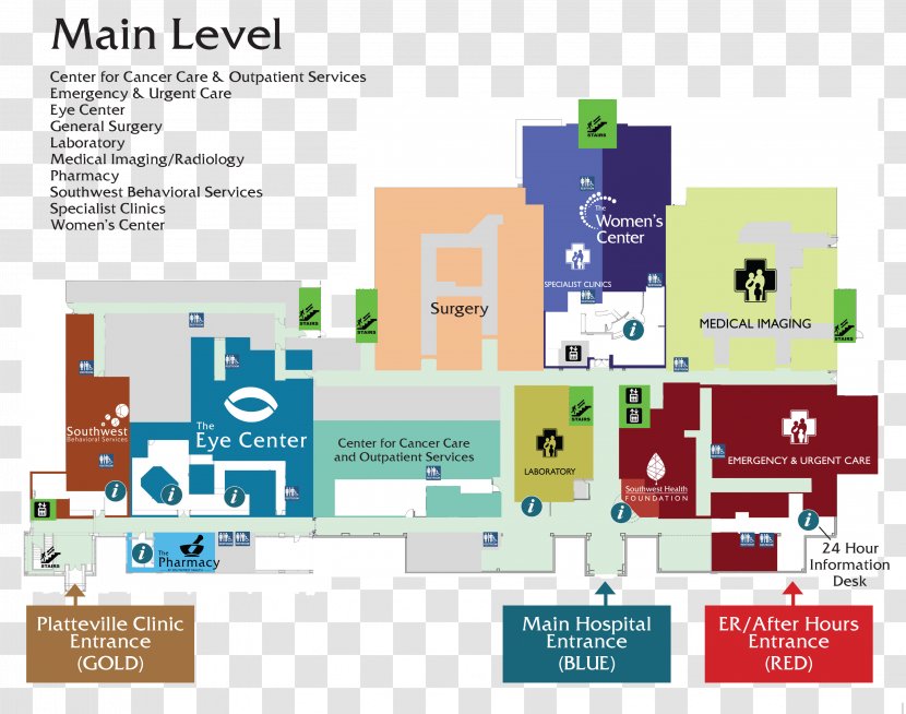 Cleveland Clinic Hospital Health Care Map - Diagram Transparent PNG