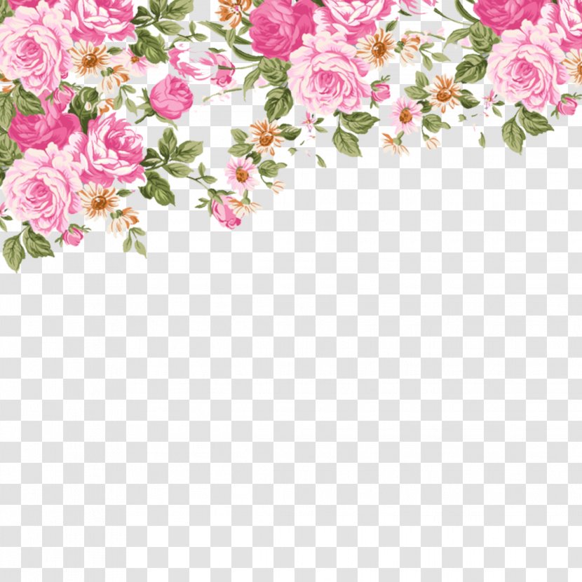 Floral Design - Flower - Garden Roses Transparent PNG