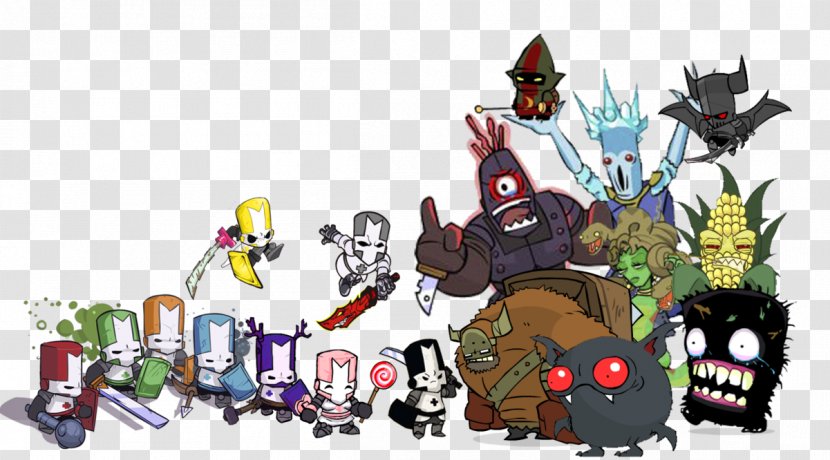 Castle Crashers Display Resolution Video Game Download Desktop Wallpaper - Highdefinition Television - Abstract Characters Transparent PNG