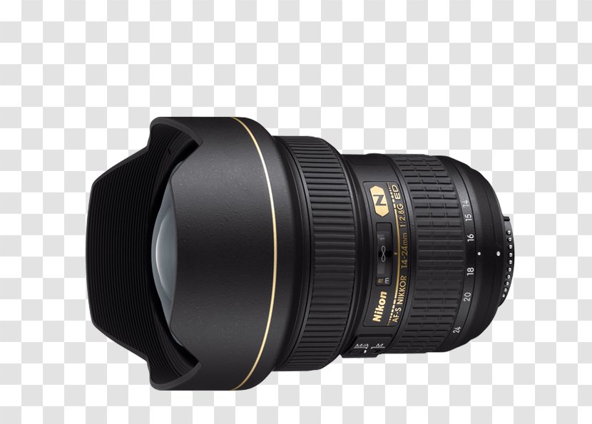 Digital SLR Nikon Zoom-Nikkor Wide Angle 14-24mm F/2.8 Camera Lens AF-S DX Nikkor 35mm F/1.8G Transparent PNG