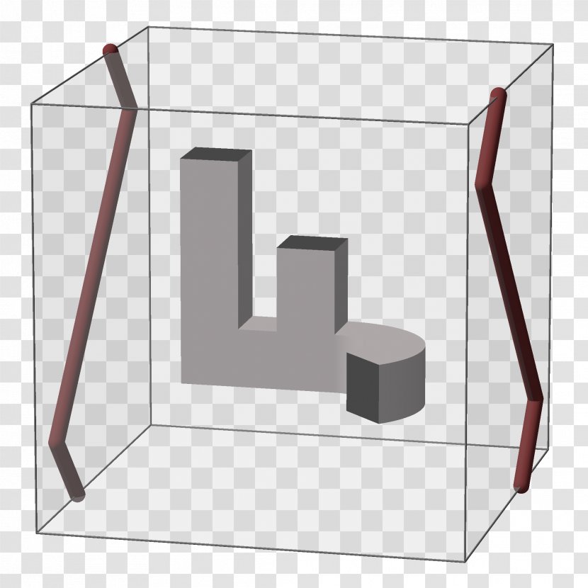 Table Furniture - Design M - White Cube Transparent PNG
