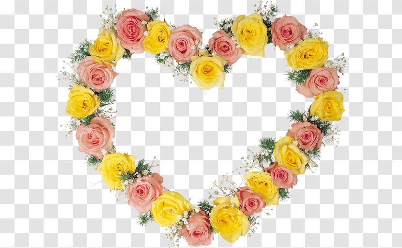 Garden Roses Cut Flowers Floral Design - Wreath Transparent PNG