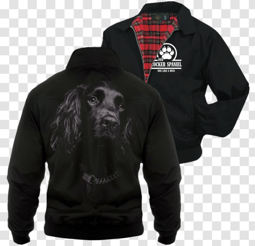 T-shirt Hoodie Rottweiler Harrington Jacket - Zipper - Cocker Spaniel Transparent PNG