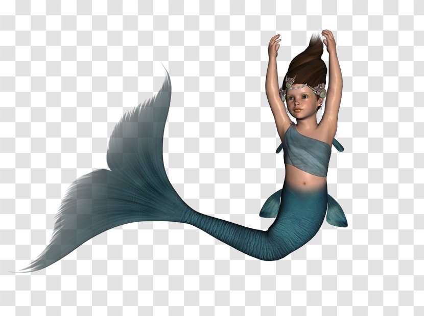 Mermaid Figurine - Fictional Character Transparent PNG