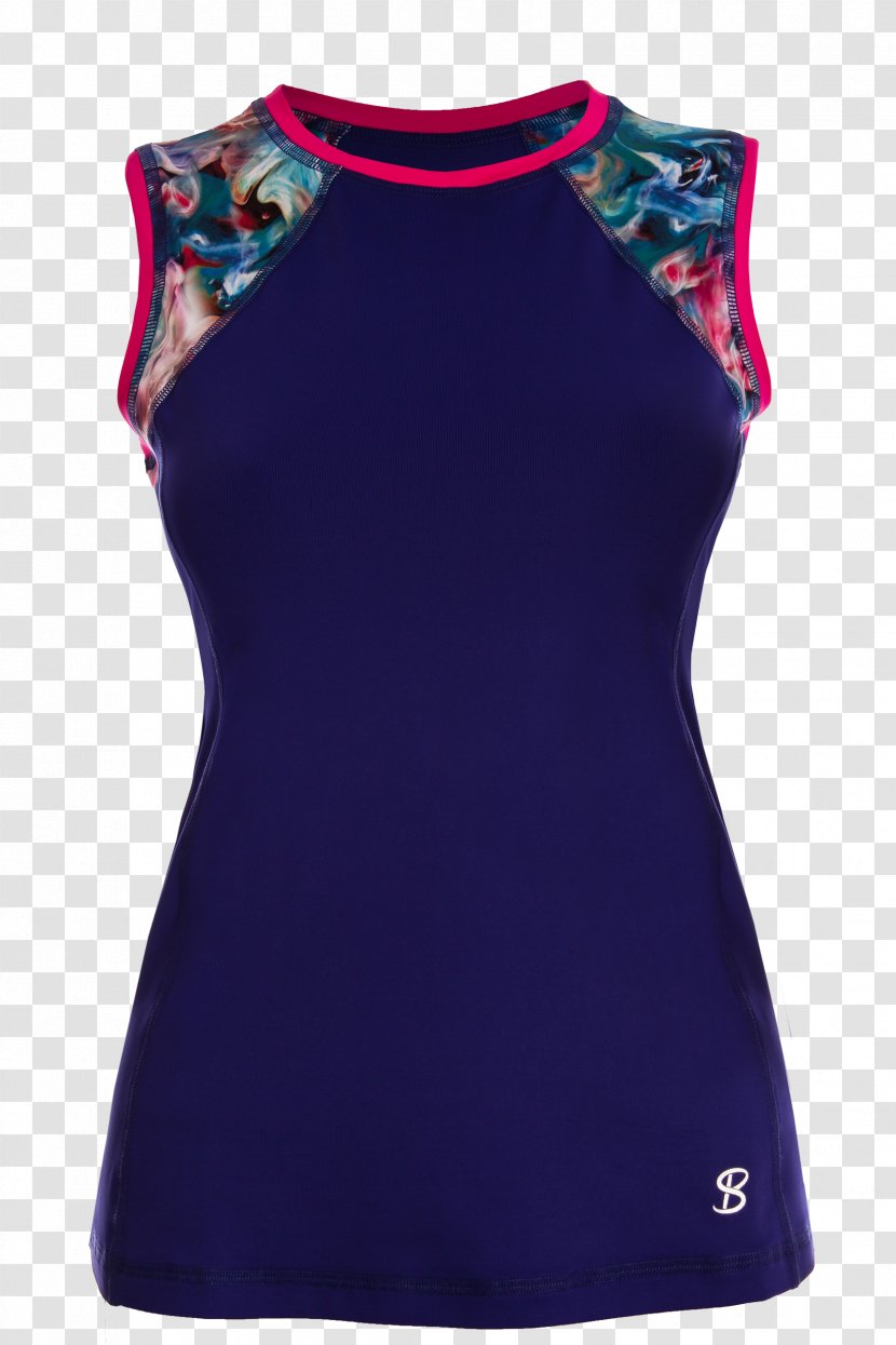 Sleeveless Shirt Shoulder Blue Aruba - Purple - Dress Transparent PNG