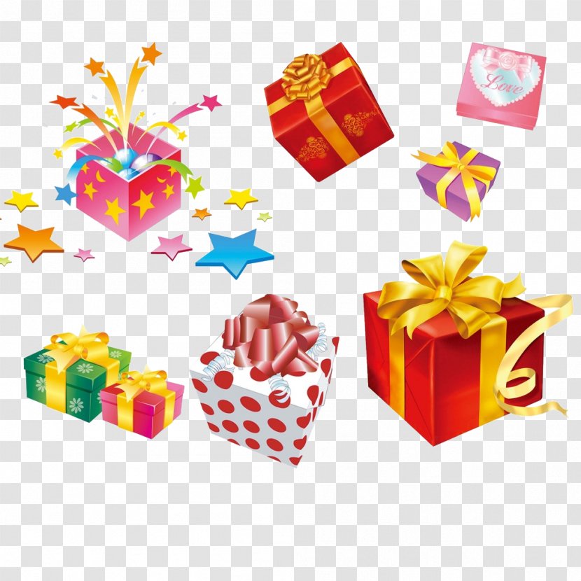 Gift Gratis Computer File - Mpeg4 Part 14 - Stars And Heap Transparent PNG