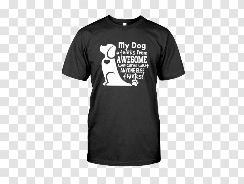 T-shirt Dog Scoop Neck Sleeve - Unisex - Awesome Best Friend Hoodies Transparent PNG