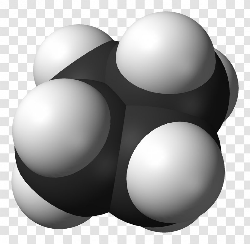 Cyclobutane Cycloalkane Liquefied Gas Space-filling Model - Cyclic Compound - Love Chemistry Transparent PNG