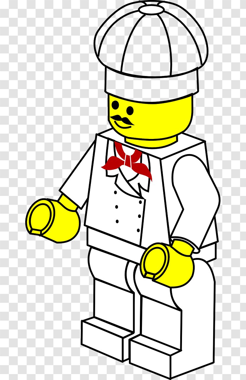 Lego City Coloring Book Batman Ninjago - Yellow - Robot Chef Transparent PNG