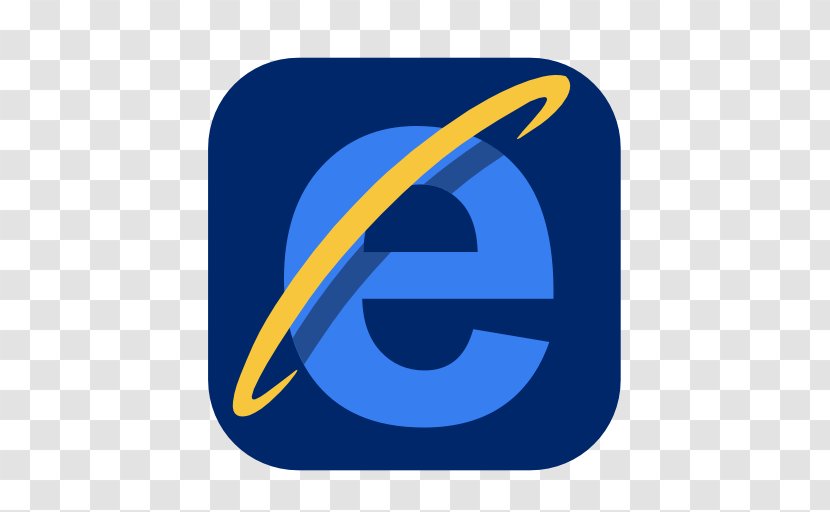 Electric Blue Symbol Trademark - Yellow - Internet Ie Transparent PNG