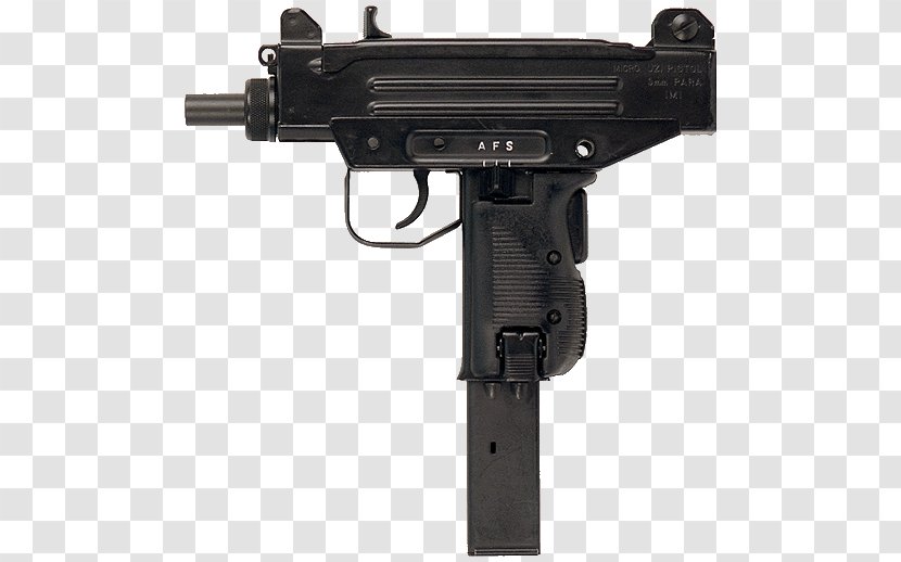 IMI Micro Uzi Submachine Gun Pistol 9×19mm Parabellum - Imi Mini - Smg Transparent PNG