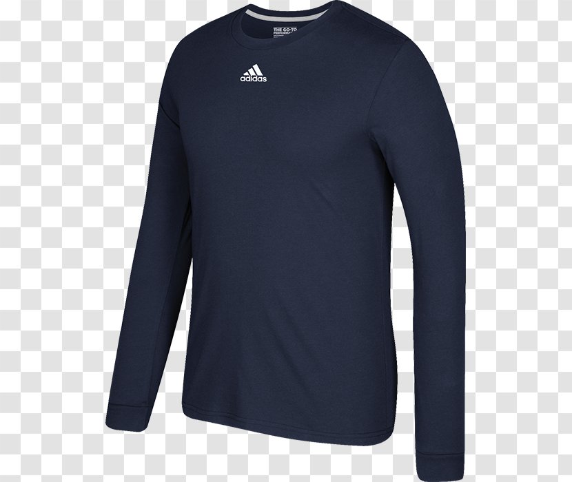 Long-sleeved T-shirt Hoodie Adidas Sweater - Top - T Shirt Transparent PNG