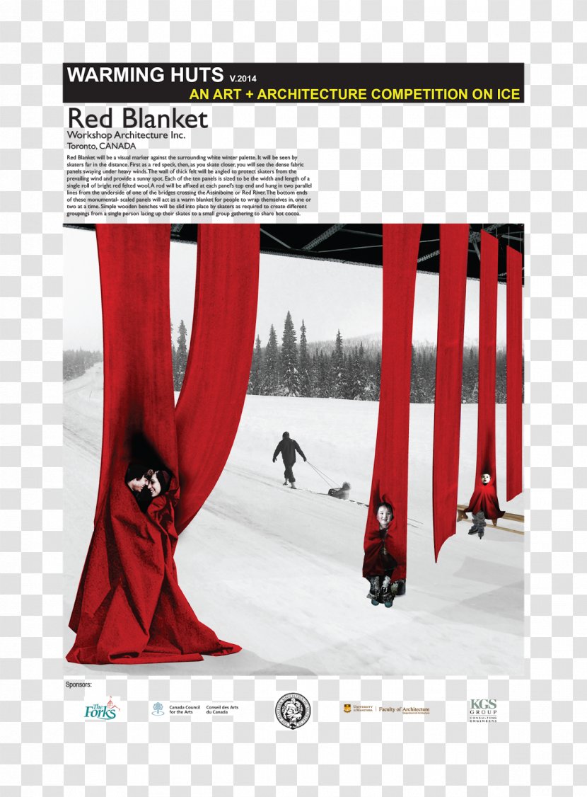 The Red Blanket Winnipeg Textile - Design Transparent PNG