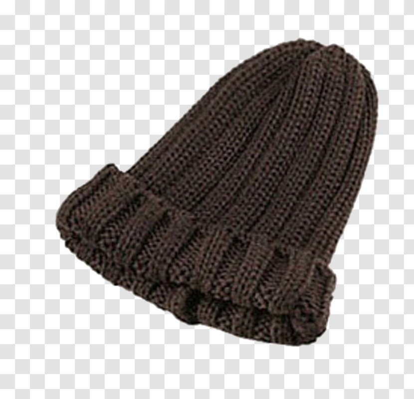 Knit Cap Hat Knitting Bonnet - Hood - Black Transparent PNG