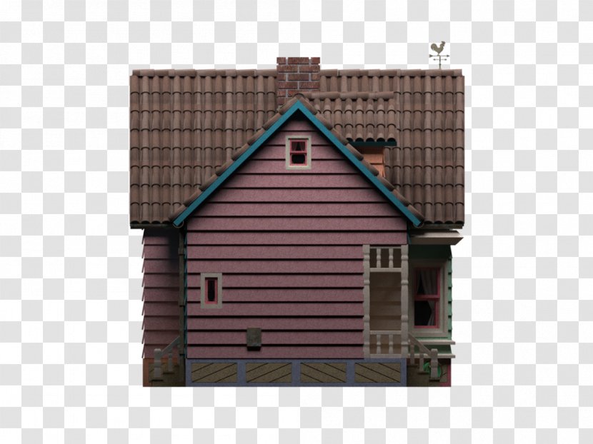 House Roof Facade Cottage Log Cabin - Hut - Carl Fredricksen Transparent PNG
