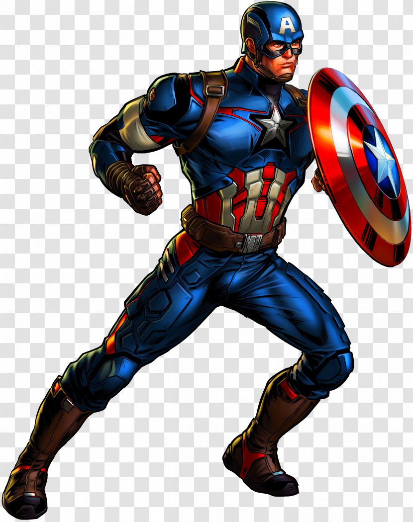 Captain America Hulk Marvel: Avengers Alliance Iron Man Wasp - Daredevil - Captain-america Comic Transparent PNG