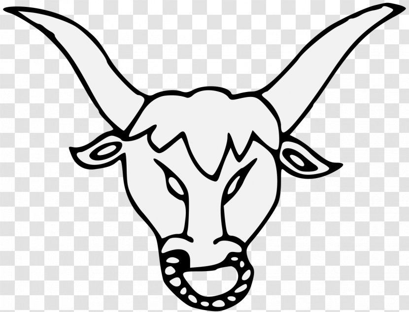 Cattle Horn Drawing Line Art Clip - Wing - Bull Transparent PNG