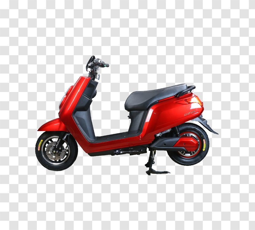 Motorized Scooter Electricity Motorcycle Accessories - Electric Car Transparent PNG