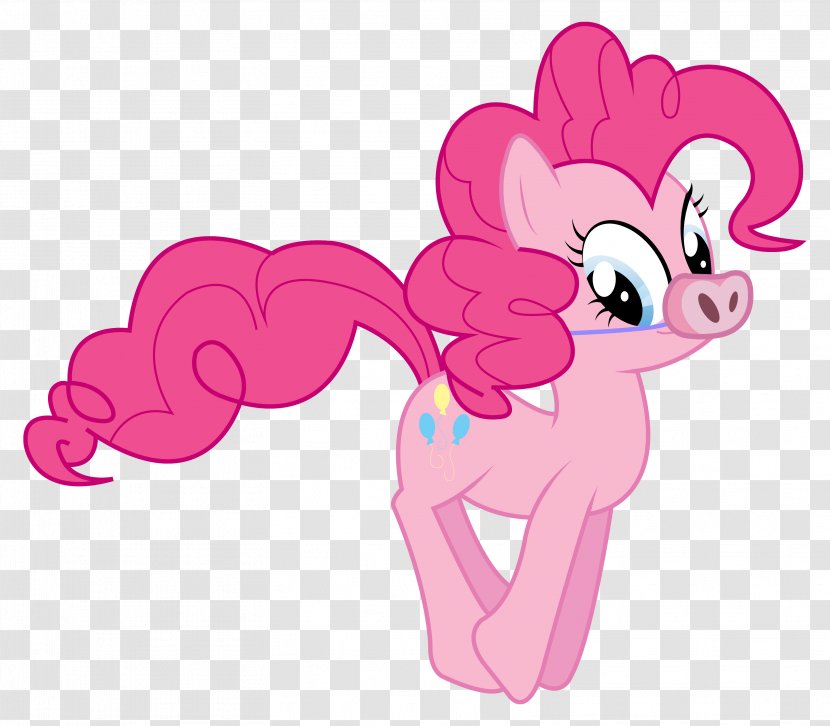 Pony Pinkie Pie Horse Twilight Sparkle Rainbow Dash - Heart Transparent PNG