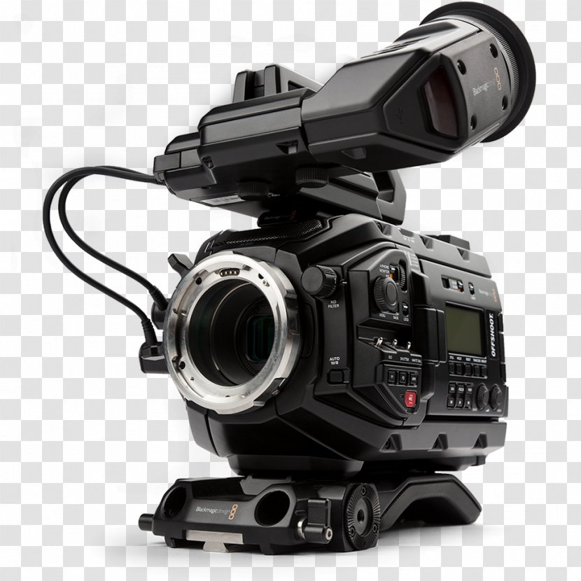 Video Cameras Blackmagic Design URSA Mini Pro 4.6K 4K - Camera Lens Transparent PNG