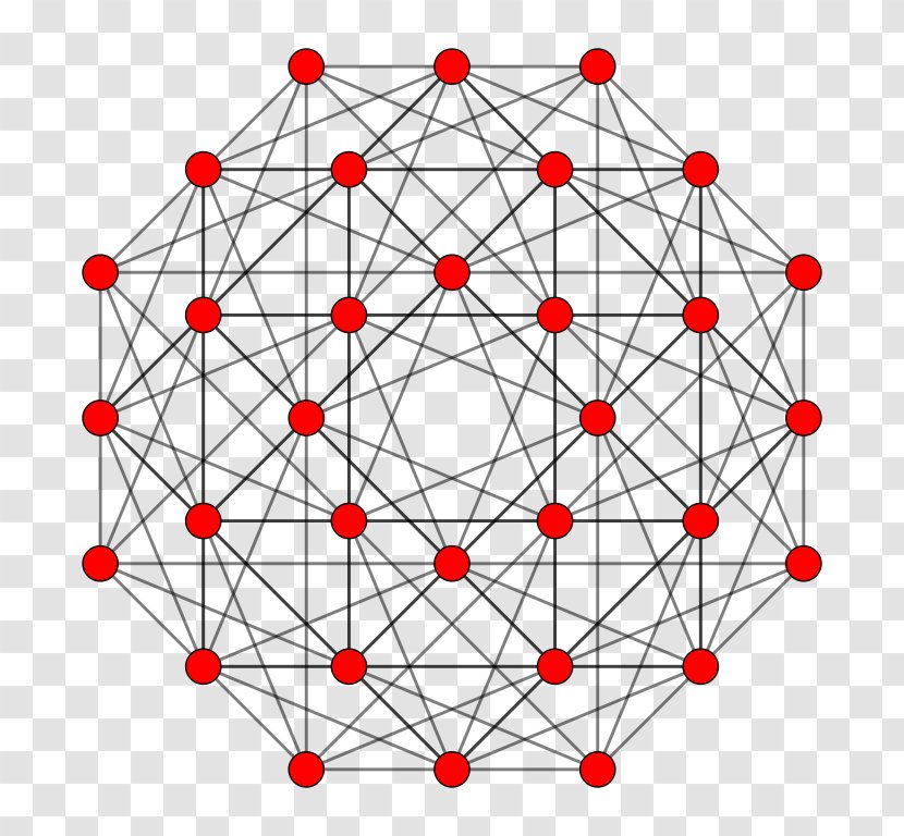 24-cell Mathematics Regular Polygon Clip Art - Root Diagram Transparent PNG