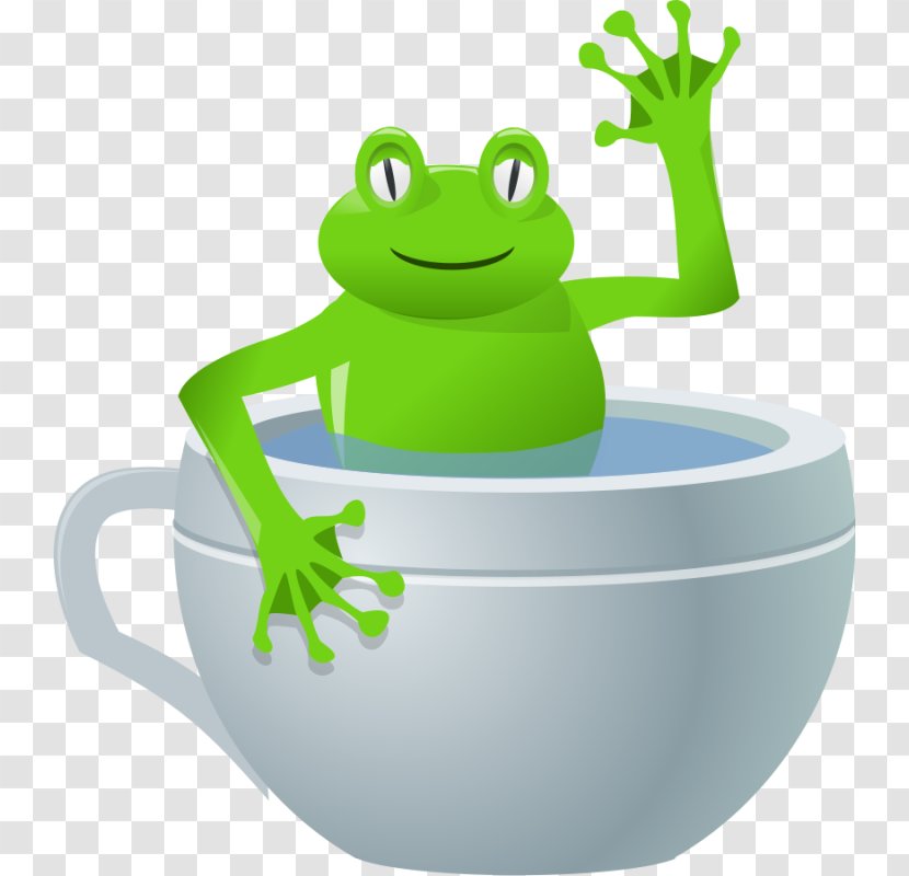 Teacup Frog Vector Graphics Mug - Coffee - Tea Transparent PNG