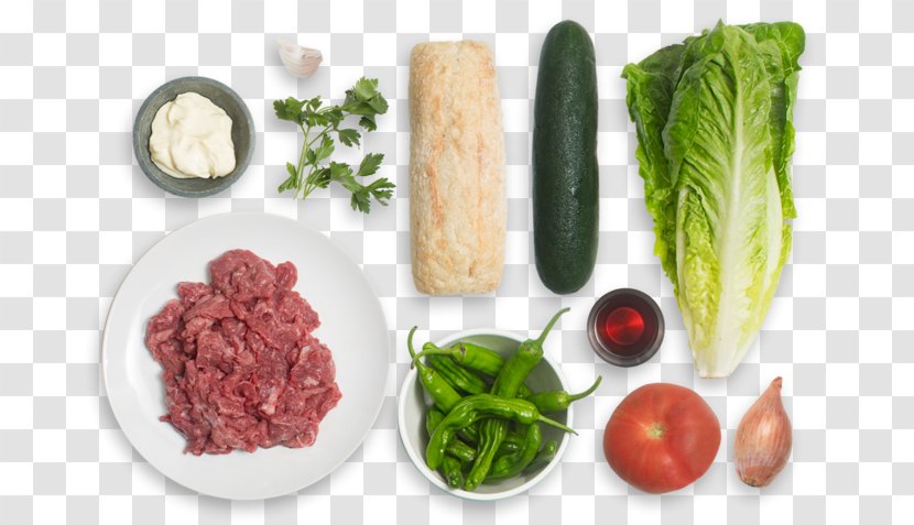 Leaf Vegetable Vegetarian Cuisine Bresaola Food Recipe - Cucumber Slice Transparent PNG