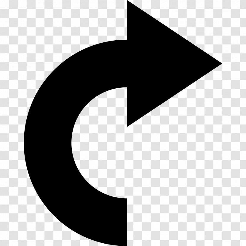 Curved Arrow Transparent Icon - Symbol - Trademark Transparent PNG