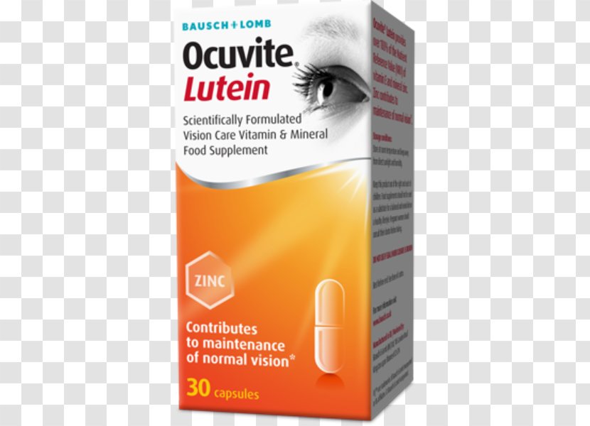 Dietary Supplement Bausch & Lomb Lutein Vitamin + Biotrue ONEday - Brand Transparent PNG