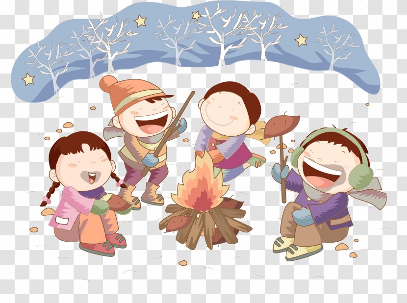 Winter Vacation Gratis - Cartoon - Warm Baby Transparent PNG